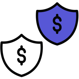 seguridad del dinero icono