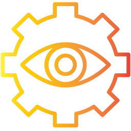 Business vision icon