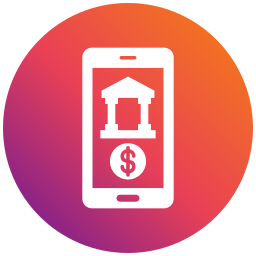 Mobile banking app icon