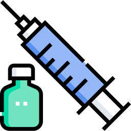 vacuna contra la gripe icono