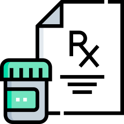 Medical prescription icon