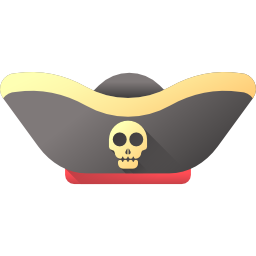 chapéu de pirata Ícone