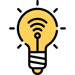 Smart lighting icon