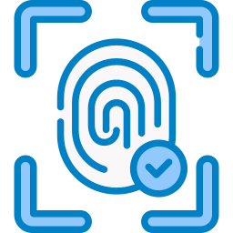 biometrischer zugang icon