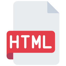 html 파일 icon