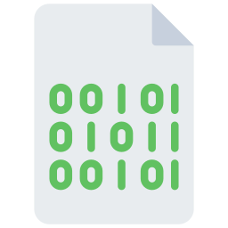 Binary code icon