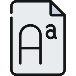 Font file icon