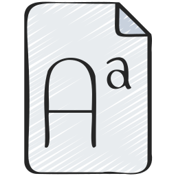 Font file icon