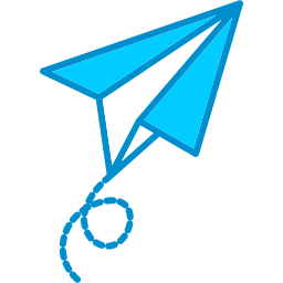 Paper plane icon