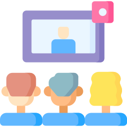 Online conference icon