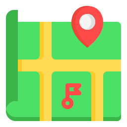 mapa de localización icono