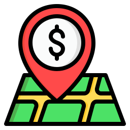 Bank location icon