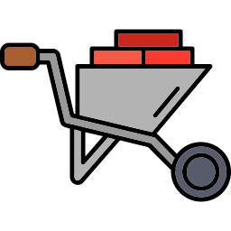Wheel barrow icon