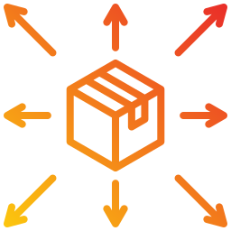 distribuição Ícone