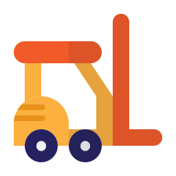 Forklift operation icon