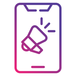 mobile werbung icon