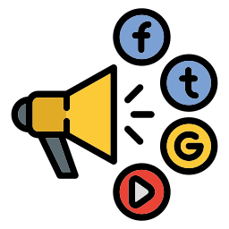 marketing społecznościowy ikona
