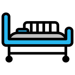 Hospital bed icon