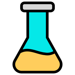 kolba laboratoryjna ikona