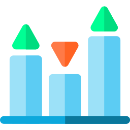 gráfico de barras icono