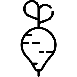 barbabietola icona