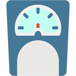 Weight scale icon