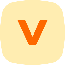 문자 v icon