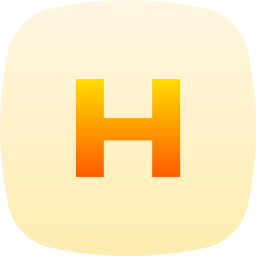 letra h icono