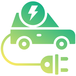 vehículo eléctrico icono