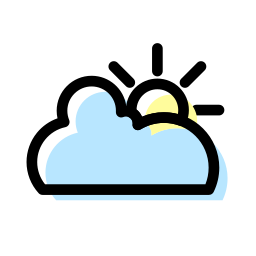 Cloudy day icon