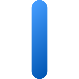barra vertical Ícone