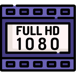1080p full hd Ícone