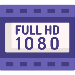 1080p full-hd icoon