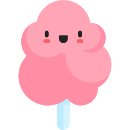 Cotton candy icon