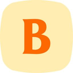 letter b icoon