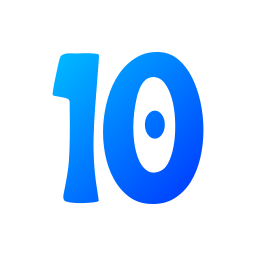 numero 10 icono