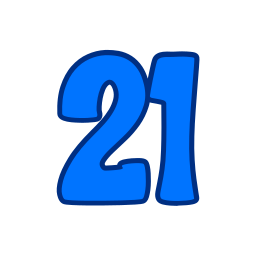 número 21 Ícone