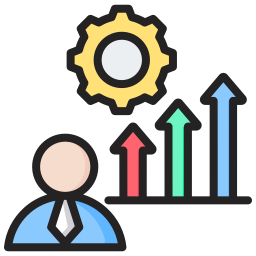 développement de carrière Icône