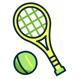 Теннисная бита иконка