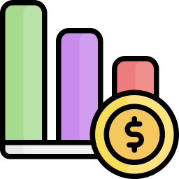 gráfico de barras icono