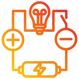 circuito elettrico icona