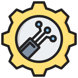 Optical fiber icon