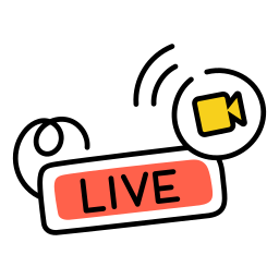 live uitzending icoon