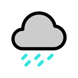 Heavy rain icon