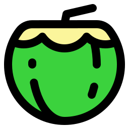 Coconut drink icon