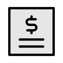 Financial report icon