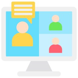 Онлайн встреча иконка
