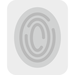 scannen van vingerafdrukken icoon