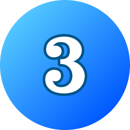 番号 3 icon