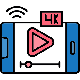 Video streaming icon